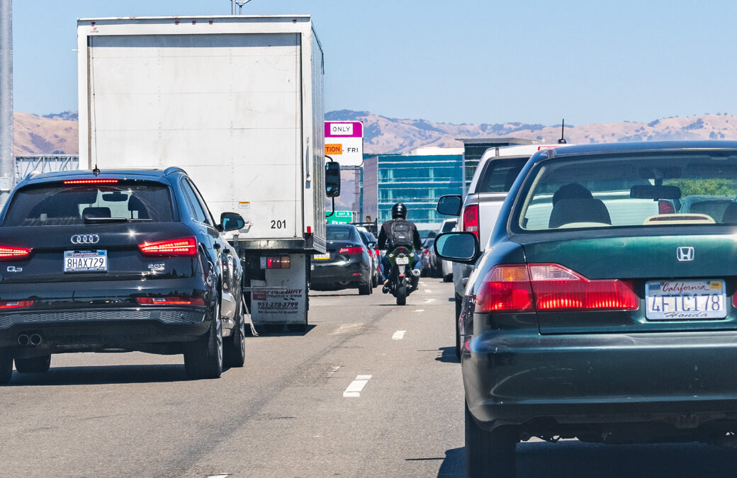 Are Motorcycle Riders Liable for Lane-Splitting Accidents?