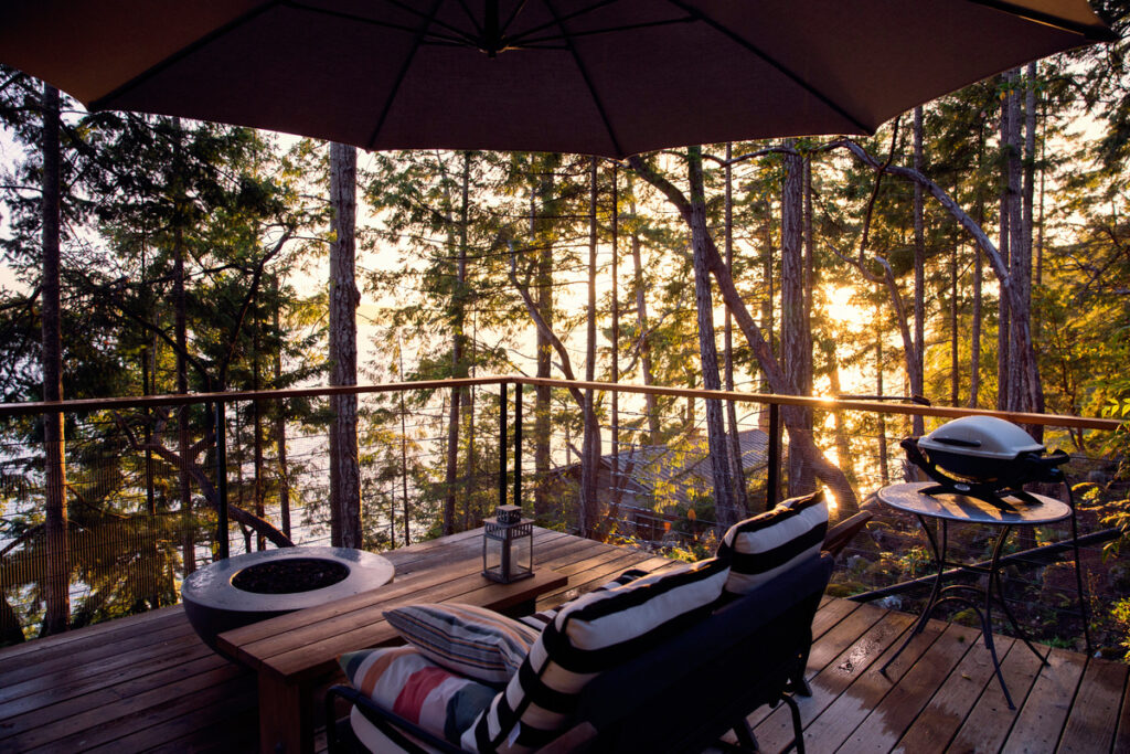 View from the patio
